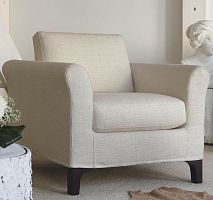 Traditional armchair Gretafabricplywoodfir