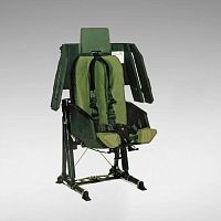 Helicopter seat crewfor passengerswith adjustable headrest