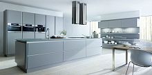 Contemporary kitchen NX 502 glasswood veneerisland