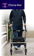 4-wheel rollator Airgo® Adventure 8 Lightweightwith seatfolding