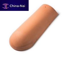 End roof tile F���0curvedsmallclay