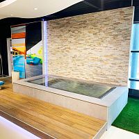 Wall swimming pool 1x3indoorsemi-ingroundporcelain stoneware
