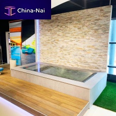Wall swimming pool 1x3indoorsemi-ingroundporcelain stoneware