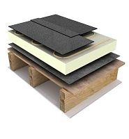 Roof bituminous waterproofing EUROROOF MONOself-adhesive