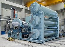 Electrically-powered turbo-compressor Companderpower generationturbine
