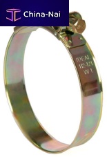 Stainless steel hose clamp T-Bolthigh-resistanceband