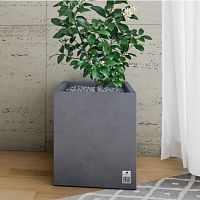 Concrete planter REGULARrectangularsquarecontemporary