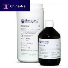 Thermoplastic dental material for dental restorationspowderliquid