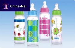 Polypropylene baby bottle Decorated Non-Dripwithout bisphenol A
