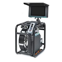 Pipe inspection camera system RiCubio® Sspark optical emissionhigh-performancepush