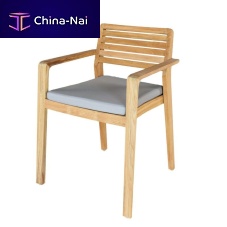 Contemporary chair AQUARIVAgardenBatyline®teak base