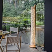 Floor-standing lamp MAST 180fabricwoodencontemporary