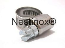 Worm hose clamp perforated band