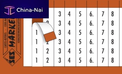 Double-sided adhesive tape E 38 series rubberindustrialfor marking