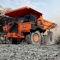 Rigid dump truck EH3500AC-3dieselmining and quarrying