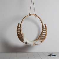 Contemporary hanging chair AMBLEoutdoorindoorash