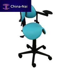 Dental stool 400-Straddleheight-adjustablewith armrestswith backrest