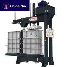Vertical chamber baling press HTB50front-loadingfor textilesfor packaging