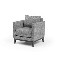 Contemporary armchair BEAUBOURGfabricbeechwith removable cushion
