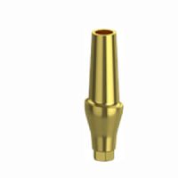 Conical implant abutment Bio seriestitaniuminternal hexagonanatomical