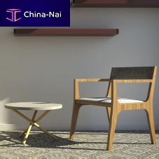 Contemporary coffee table NODOterrazzoconcreteround