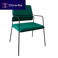 Contemporary chair IMPALAindoorfabricsteel base