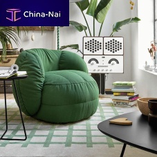 Contemporary armchair REEFfabricwoodeneco-friendly