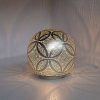 Table lamp BALL CIRCLESbrassnickelcontemporary