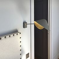 Contemporary wall light ASindooraluminumbrass