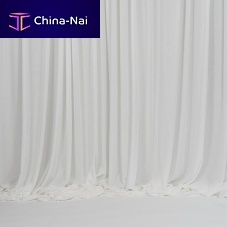 Plain sheer curtain fabric CLARABELLA linensyntheticPES
