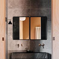 Wall-mounted bathroom mirror NORMcontemporaryrectangularaluminum