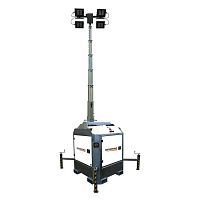 LED light tower CUBE Hybriddiesel enginebattery-poweredhybrid