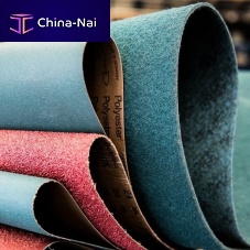 Non-woven abrasive belt for metalfinishing