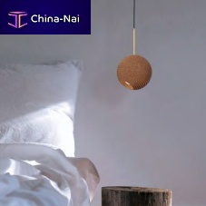 Pendant lamp TERRA C corkcarboncontemporary