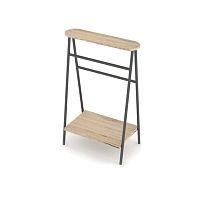 2-bar towel rack DOTTOfloor-standingsteelwooden