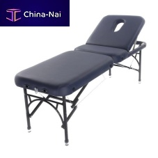 Mechanical massage table Affinity portablewith adjustable height backrest3-section