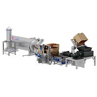 Jaw crushing plant stationary