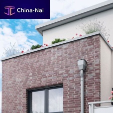 Precast concrete capping flat roofwall