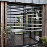 Aluminum solar shading AL 80B / AL90Zfor facadewindowhorizontal