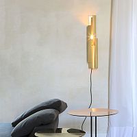 Contemporary wall light SFOGLIA / PIEGAindoorbrasssteel