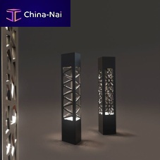Urban bollard light TREILLEcontemporaryaluminumLED
