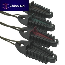 Fiber optics cable pulling grip