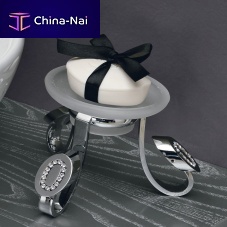 Metal soap dish OSIRIDE