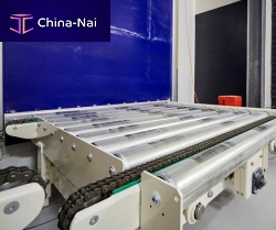 Roller transfer chain pallet