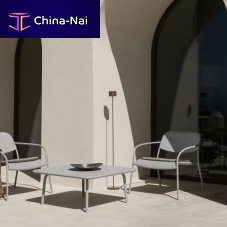 Contemporary coffee table YUApowder-coated steelpowder-coated steel baserectangular