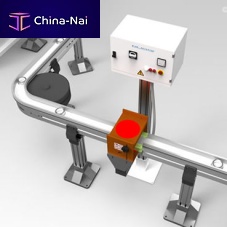 In-line demagnetizer D-Ftunnelfor workpiecesfor flexible conveyor chains