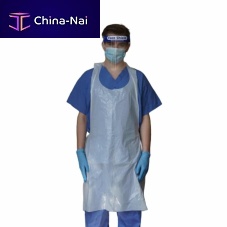 Unisex medical apron SP609polyethylenenon-sterilewhite