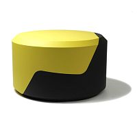 Contemporary pouf ORCA ROUNDcoated foamcommercial