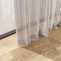 Floral sheer curtain fabric SHADEviscosepolyesterwashable