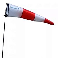 Airport windsock with mast